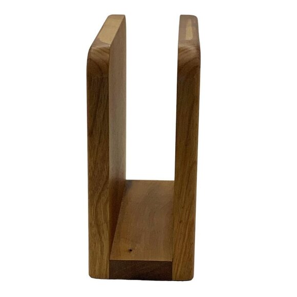 An original from Woods of the West Myrtlewood, Oregon Napkin Holder Rose Etching - Picture 2 of 8